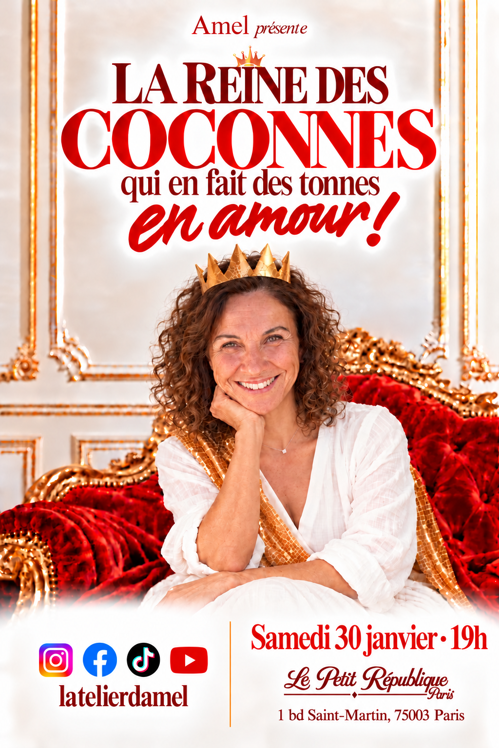 AMEL : La reine des coconnes qui en fait des tonnes en Amour
